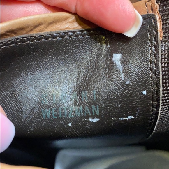 Stuart Weitzman Leather Round Toe Knee High boot - Picture 13 of 13